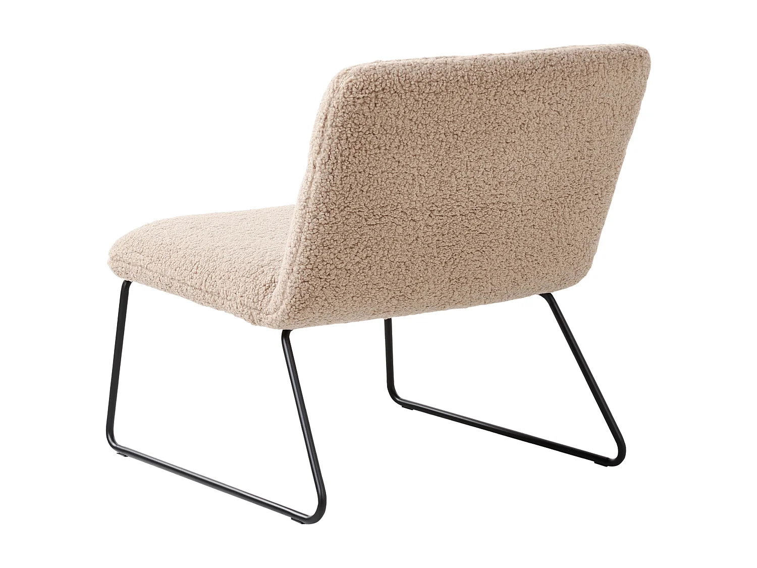 Fauteuil COTULLA Bouclé Beige