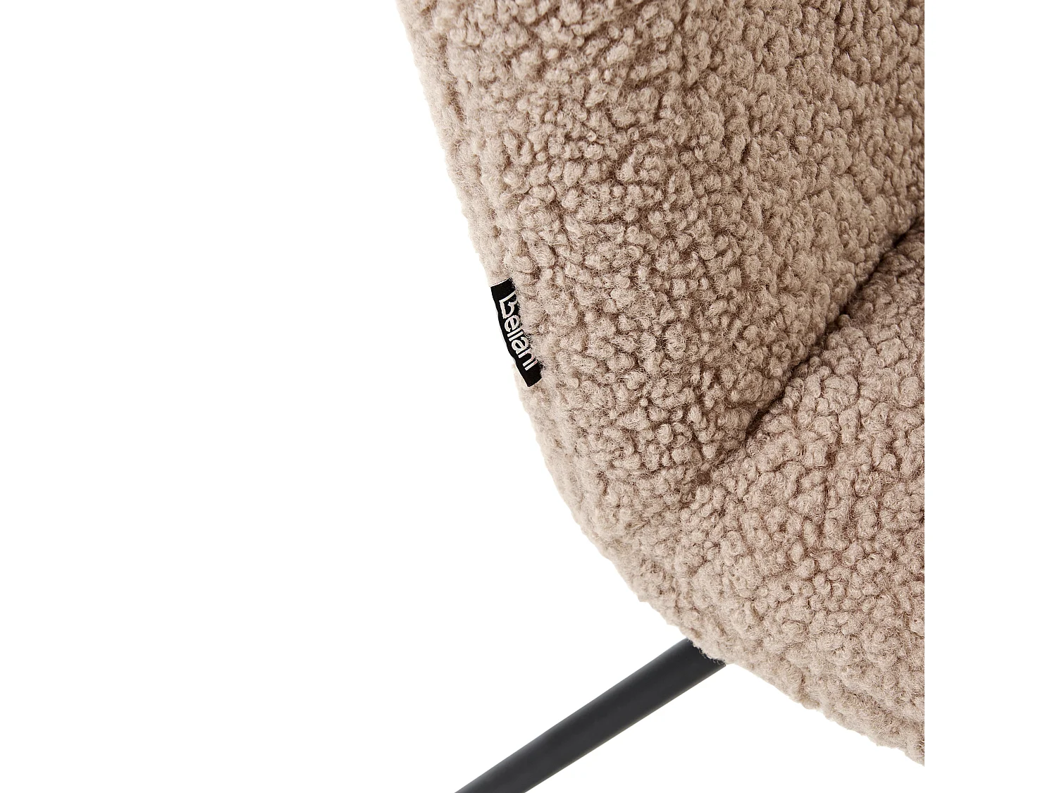 Fauteuil COTULLA Bouclé Beige