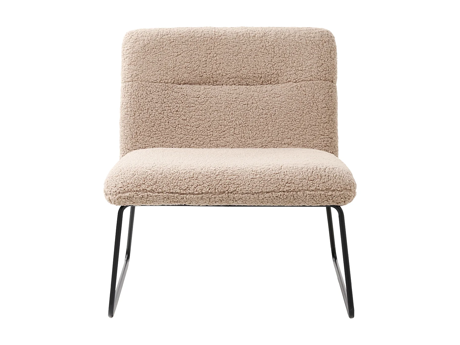 Fauteuil COTULLA Bouclé Beige