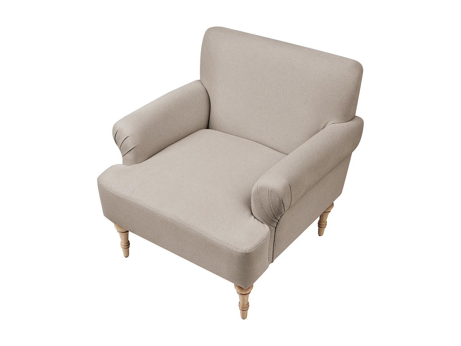 Fauteuil FREDROS Tissu Taupe