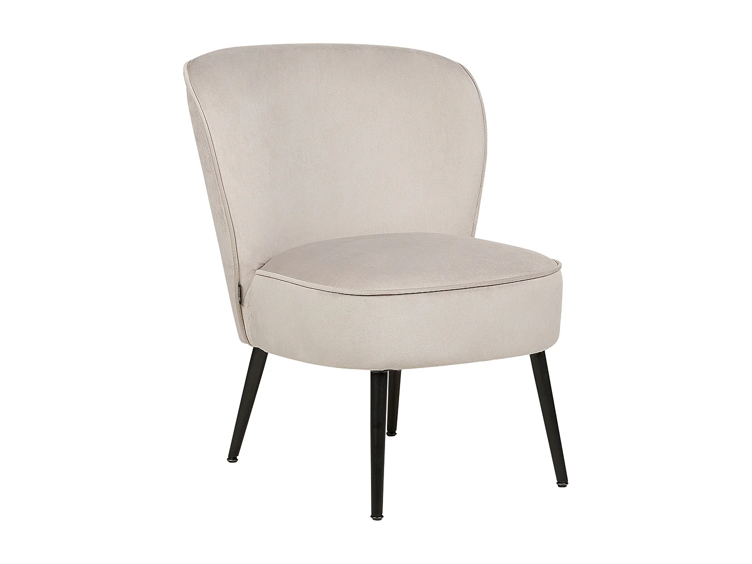 Fauteuil VOSS Velours Taupe