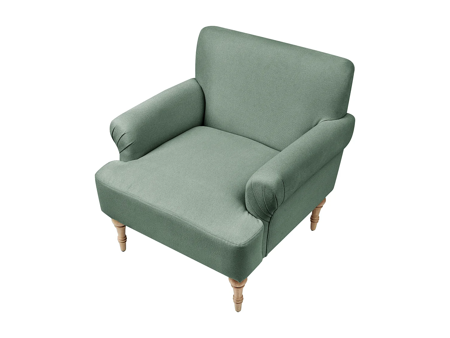 Fauteuil FREDROS Tissu Vert clair