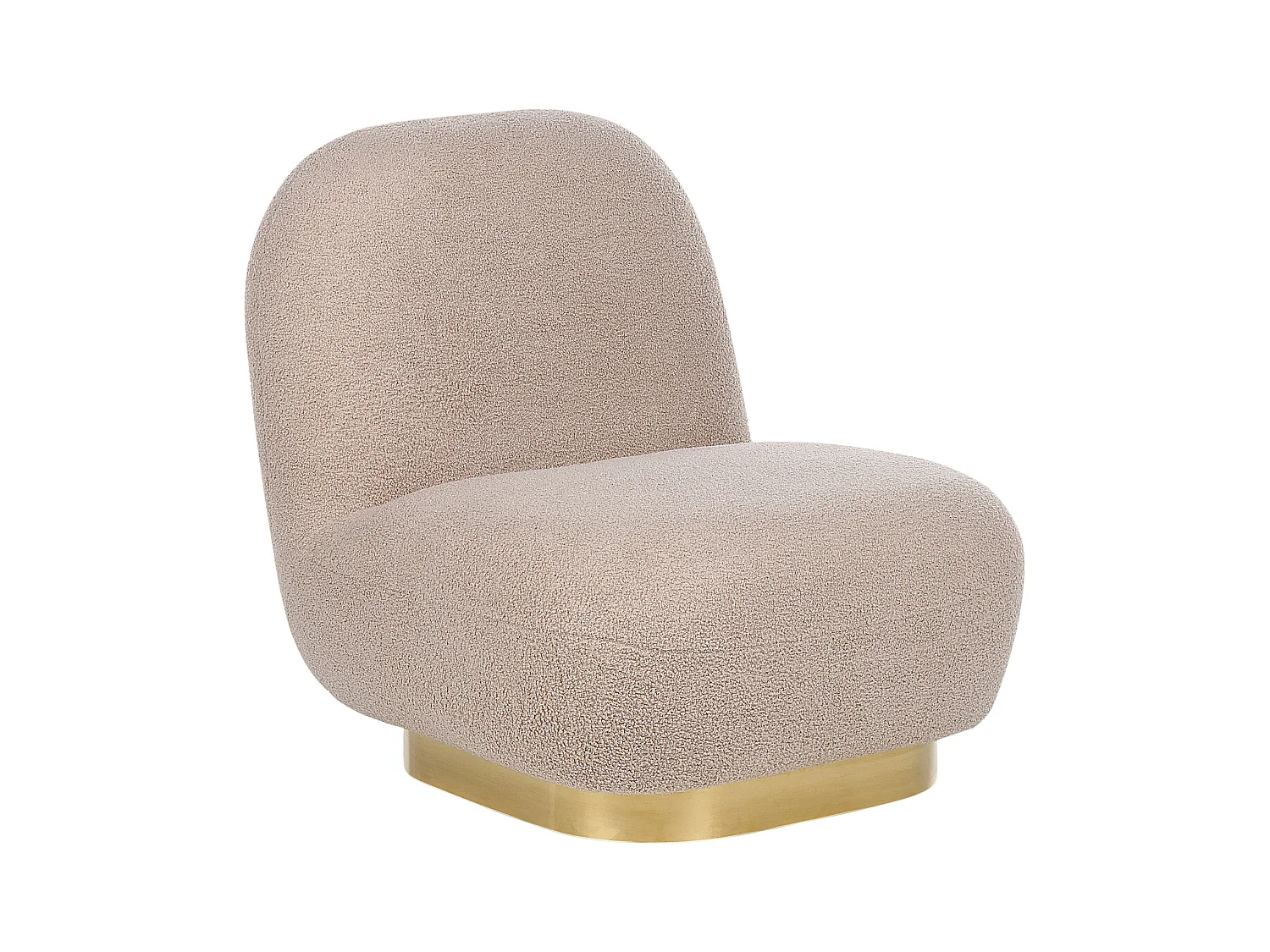 Fauteuil LOVIISA Bouclé Beige