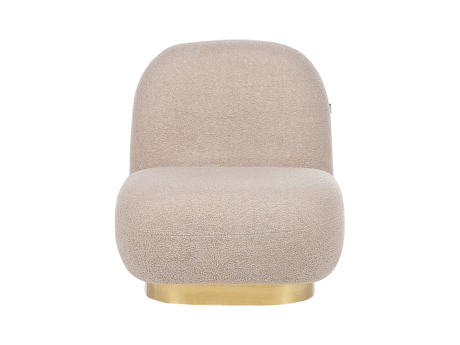 Fauteuil LOVIISA Bouclé Beige