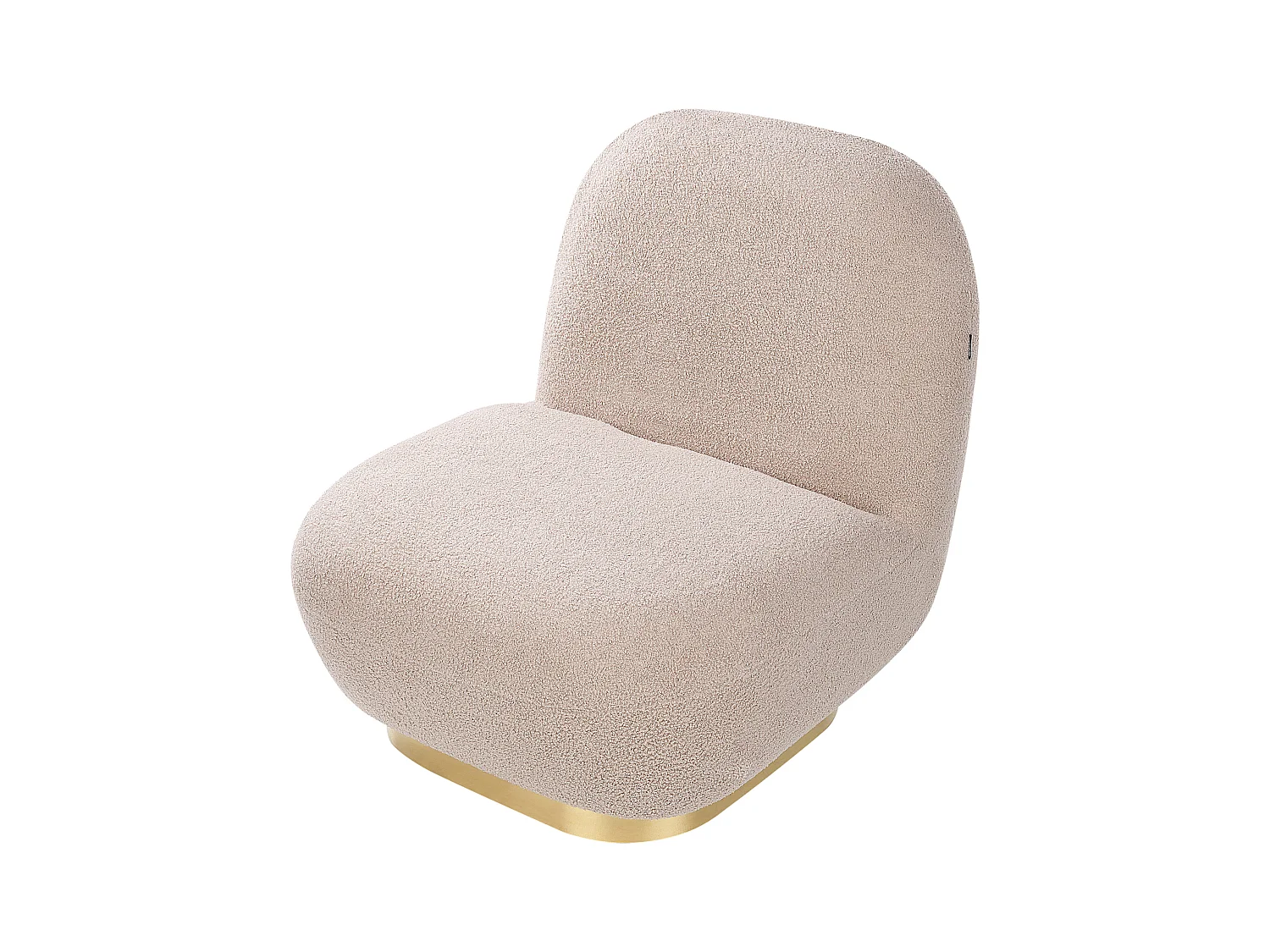 Fauteuil LOVIISA Bouclé Beige