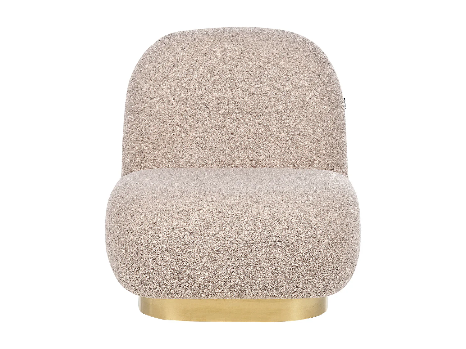Fauteuil LOVIISA Bouclé Beige