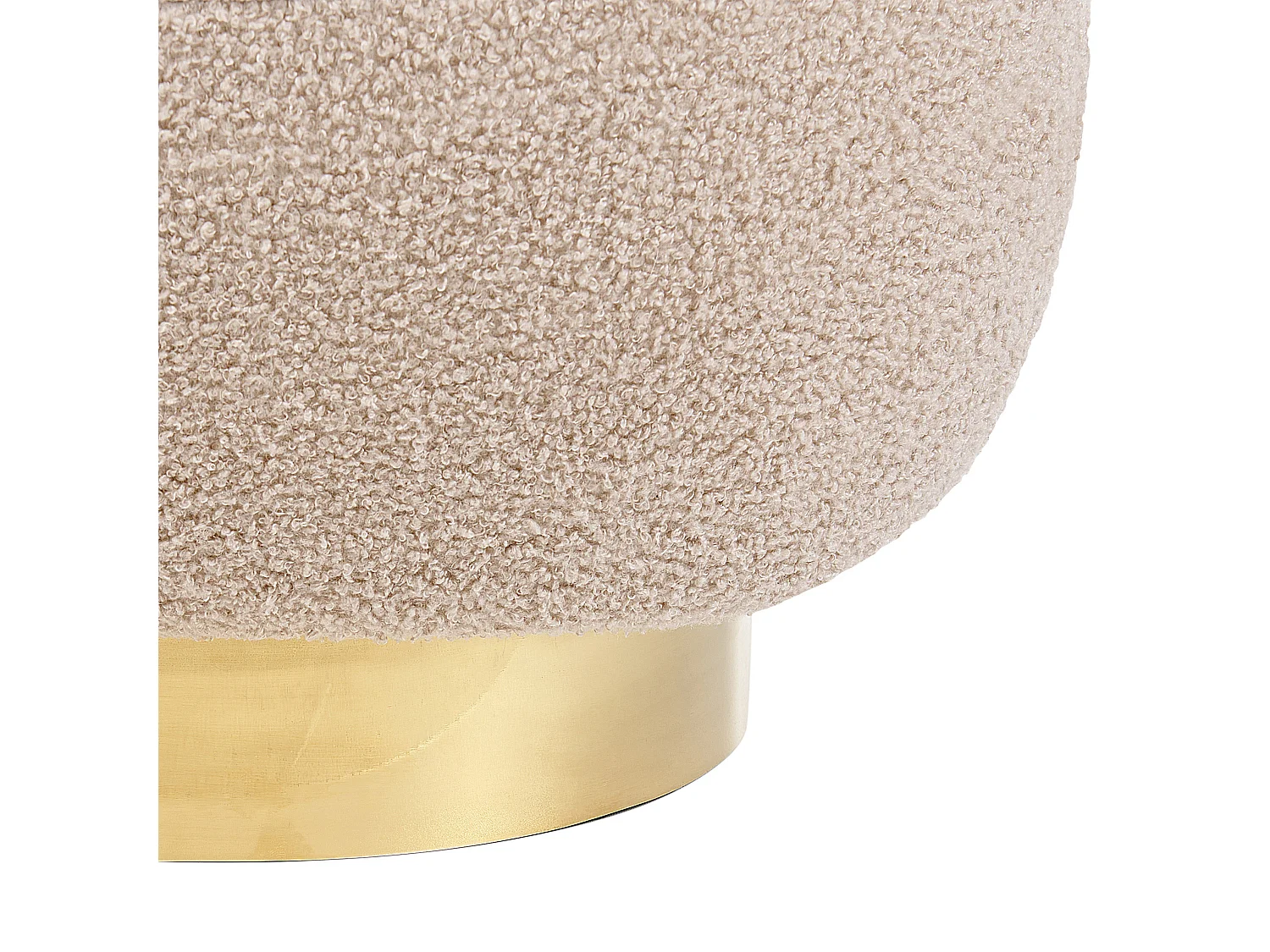 Fauteuil LOVIISA Bouclé Beige