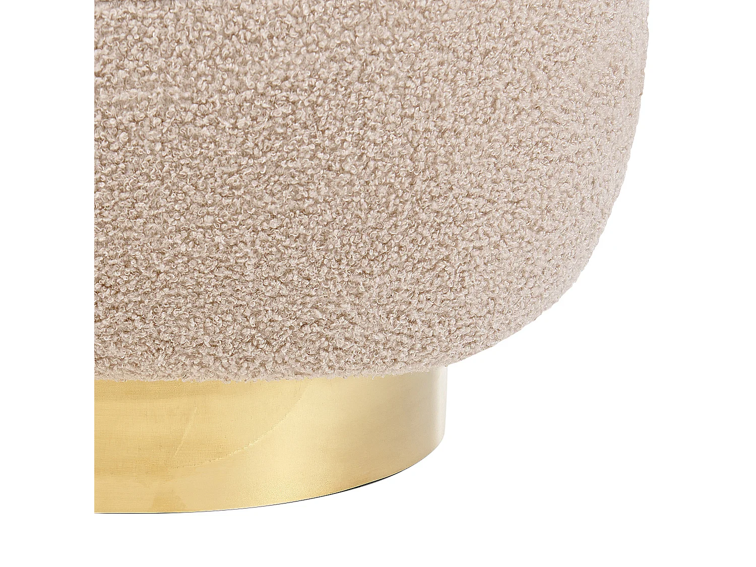 Poltrona LOVIISA Bouclé Creme