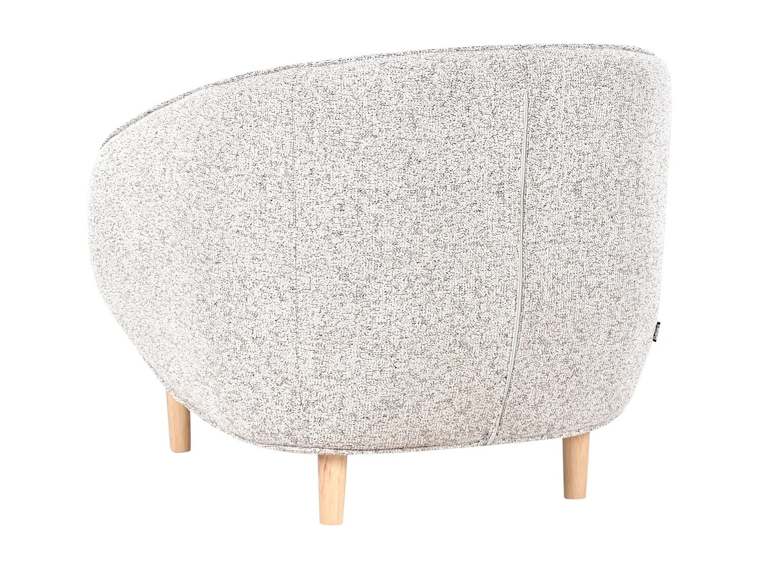 Fauteuil UMEA Tissu Beige clair