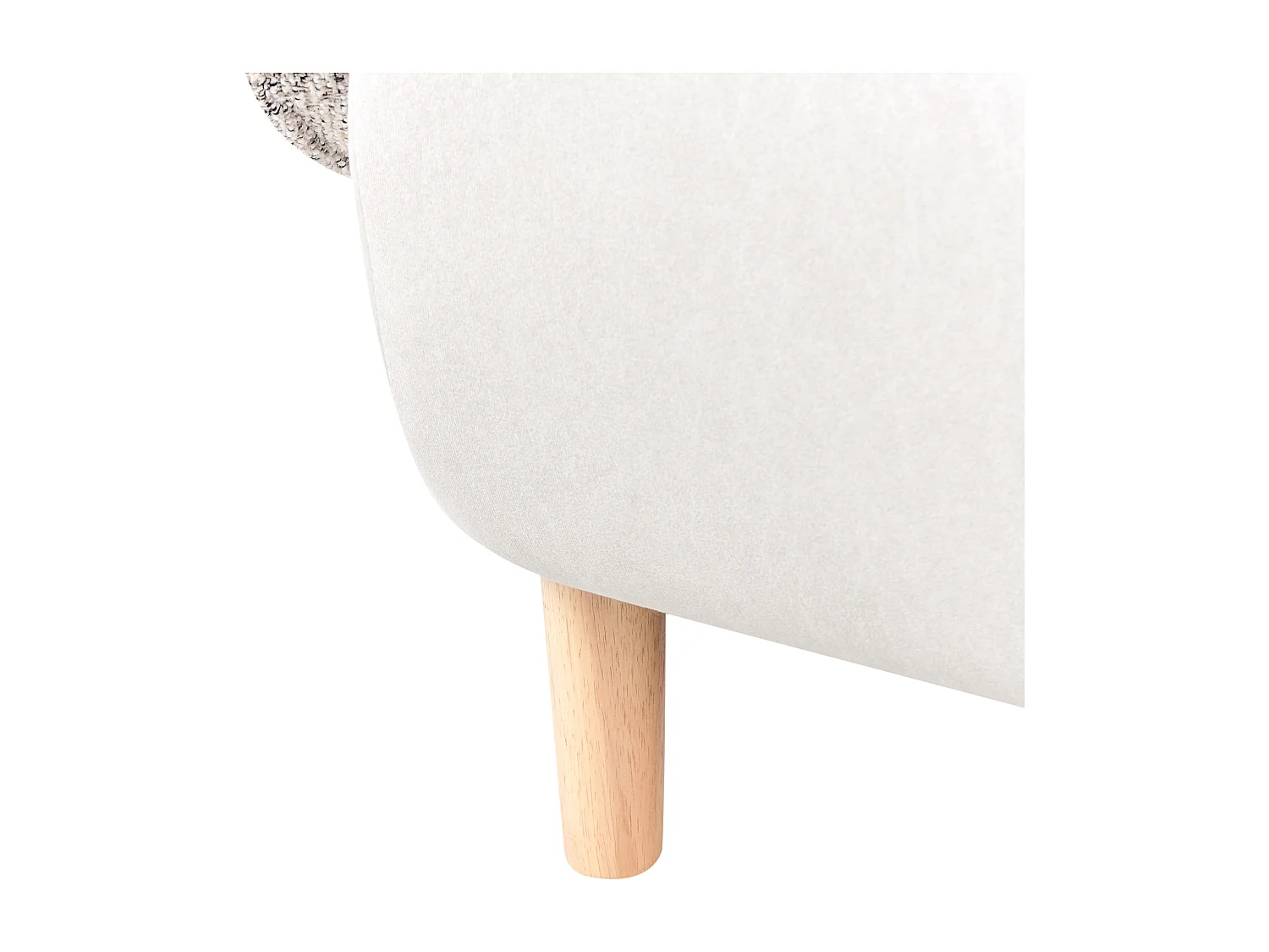 Fauteuil UMEA Tissu Beige clair