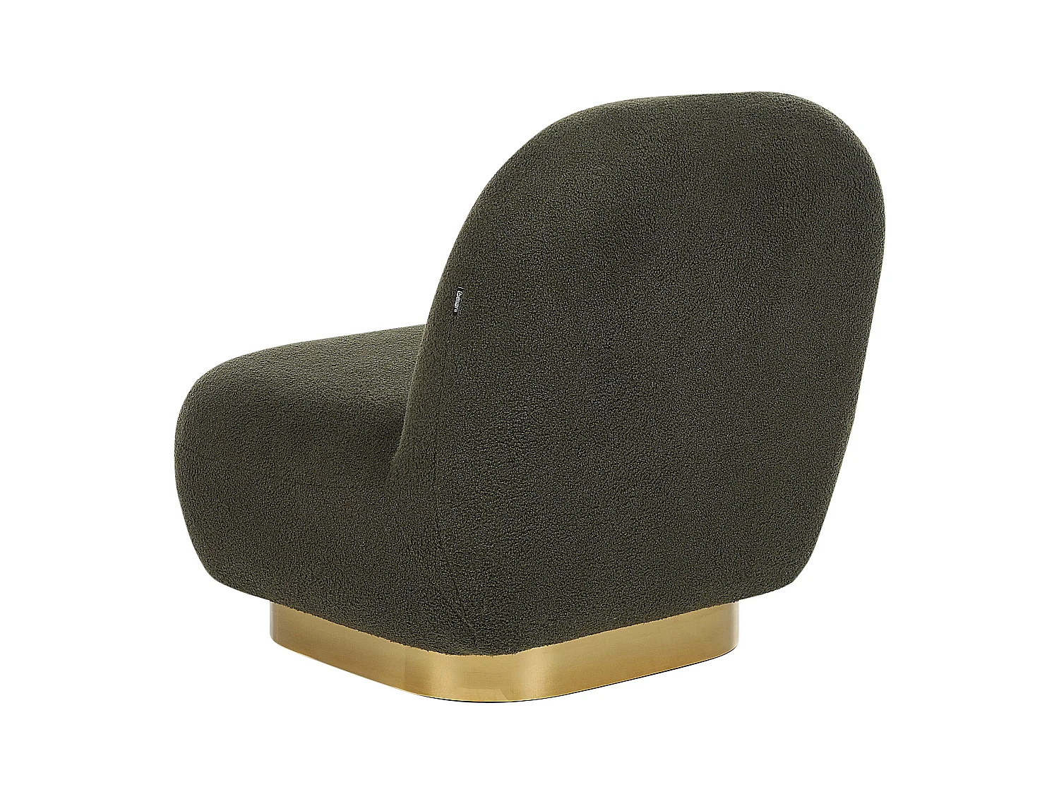Fauteuil LOVIISA Bouclé Vert foncé