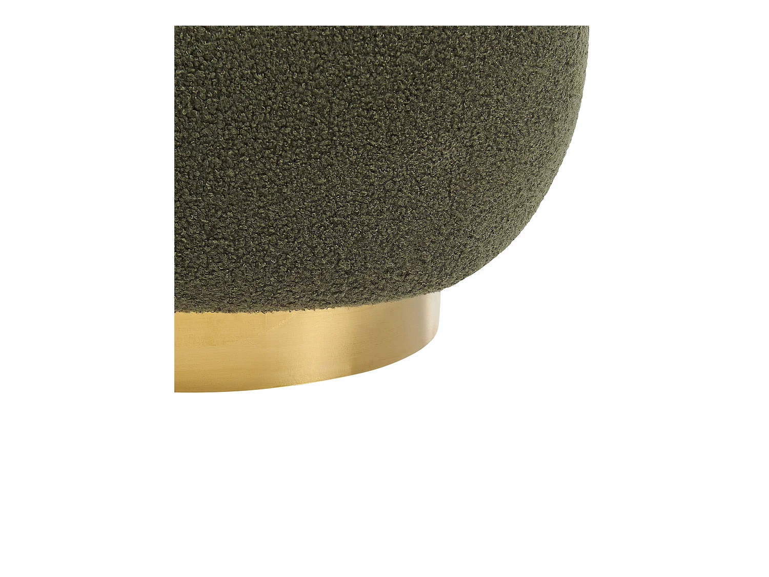 Fauteuil LOVIISA Bouclé Vert foncé