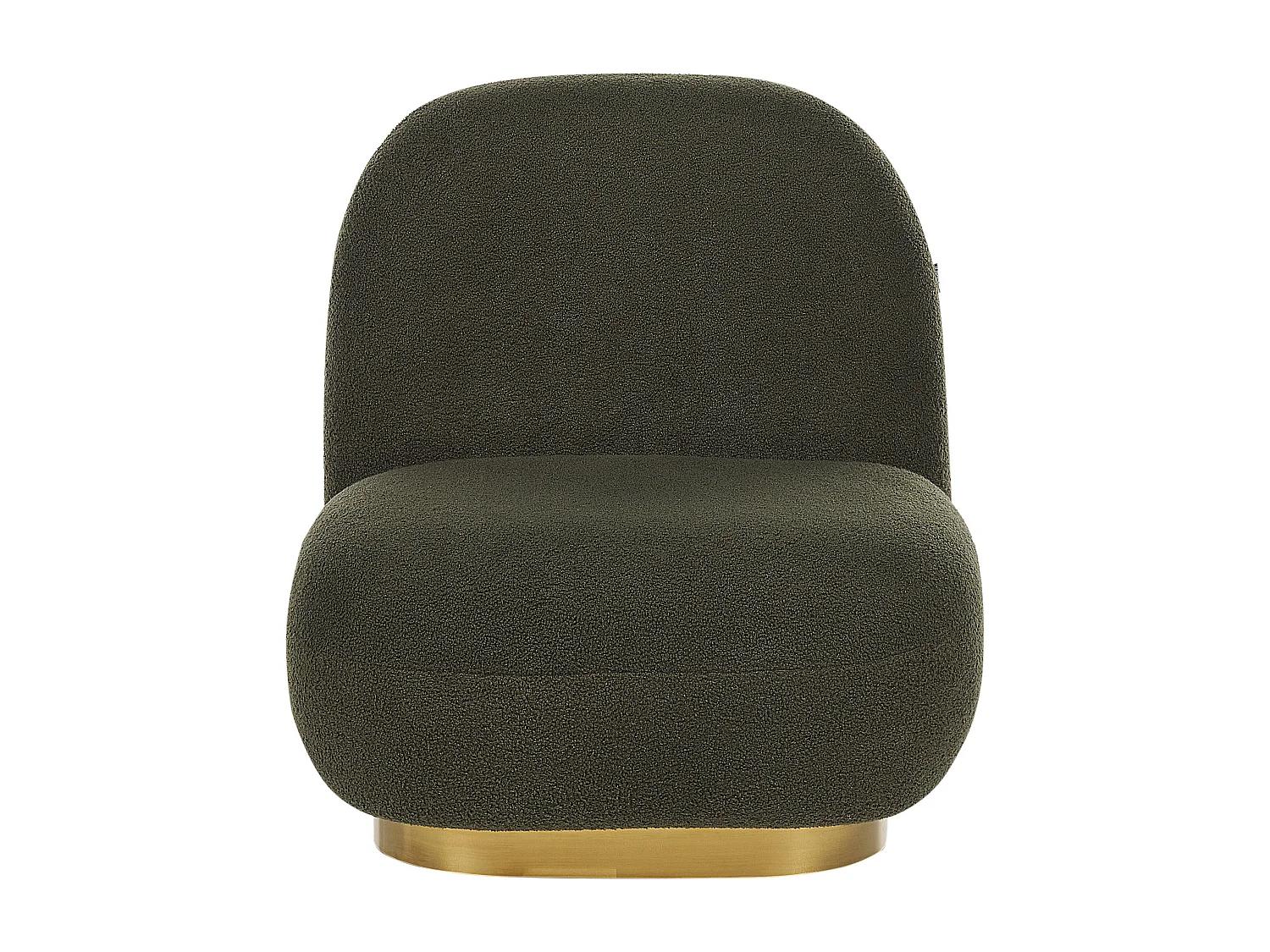 Fauteuil LOVIISA Bouclé Vert foncé