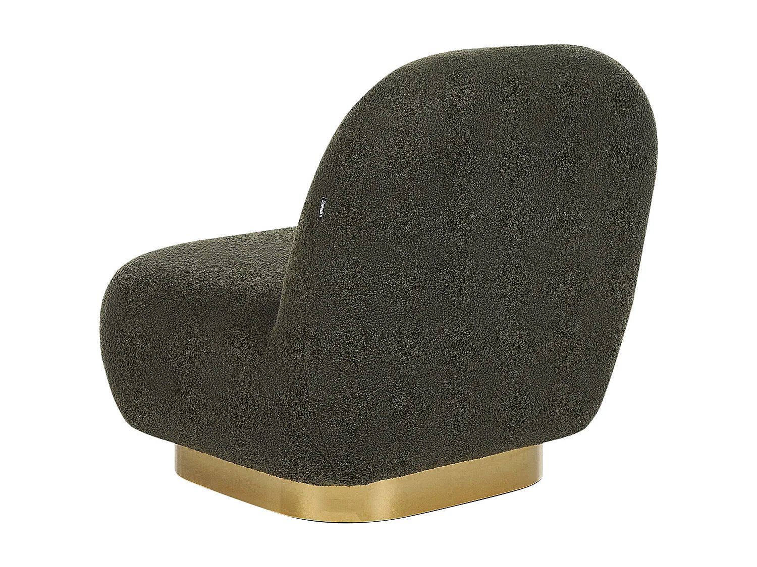 Fauteuil LOVIISA Bouclé Vert foncé