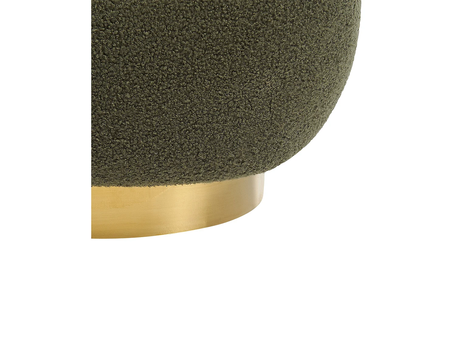 Fauteuil LOVIISA Bouclé Vert foncé