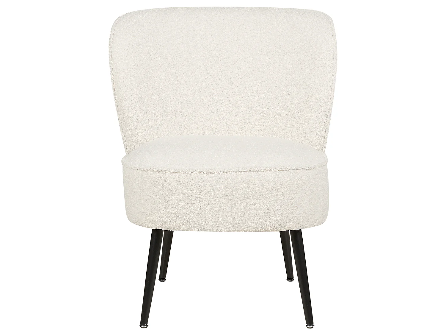 Fauteuil VOSS Bouclé Blanc