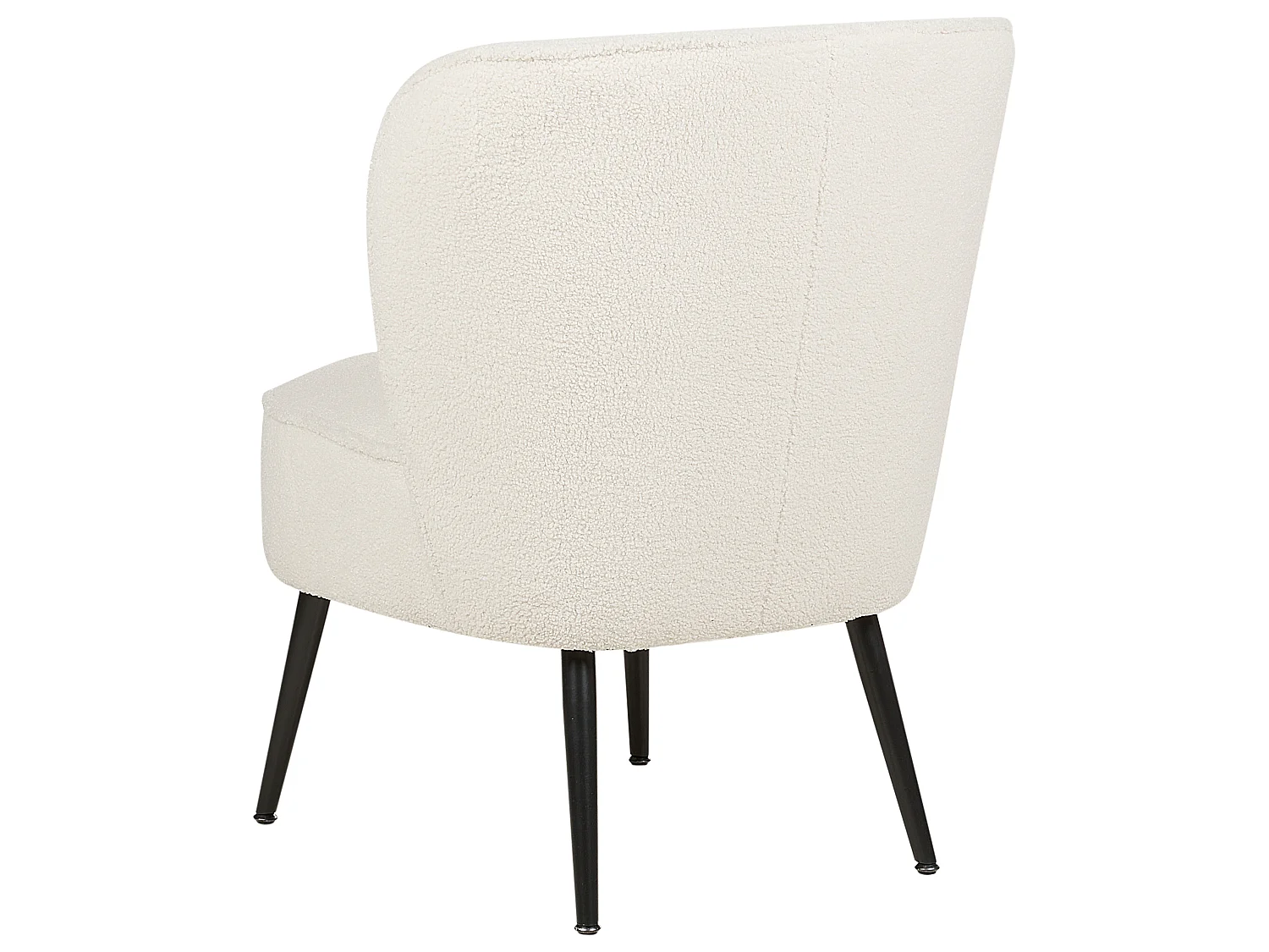 Fauteuil VOSS Bouclé Blanc