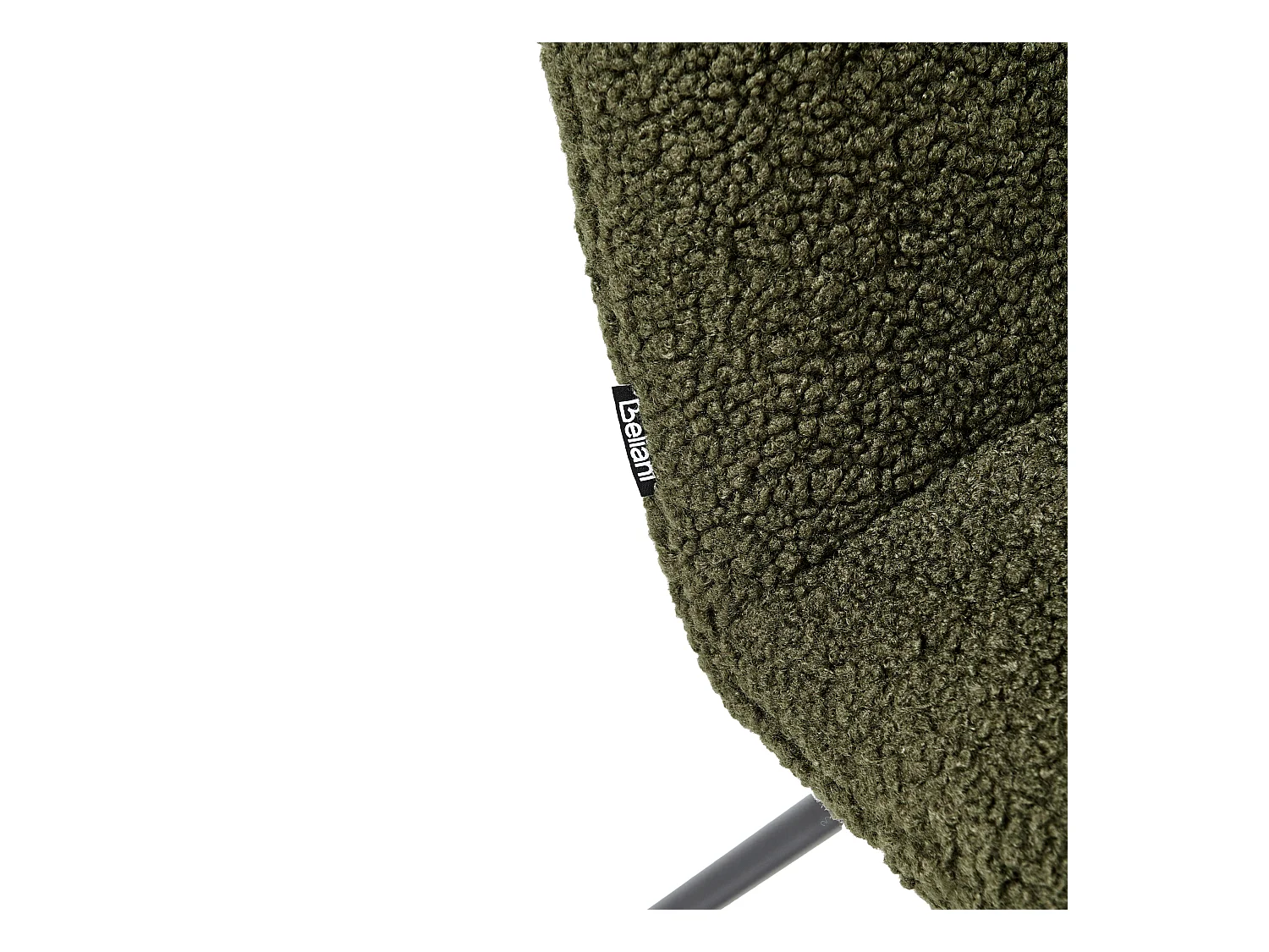 Fauteuil COTULLA Bouclé Donkergroen