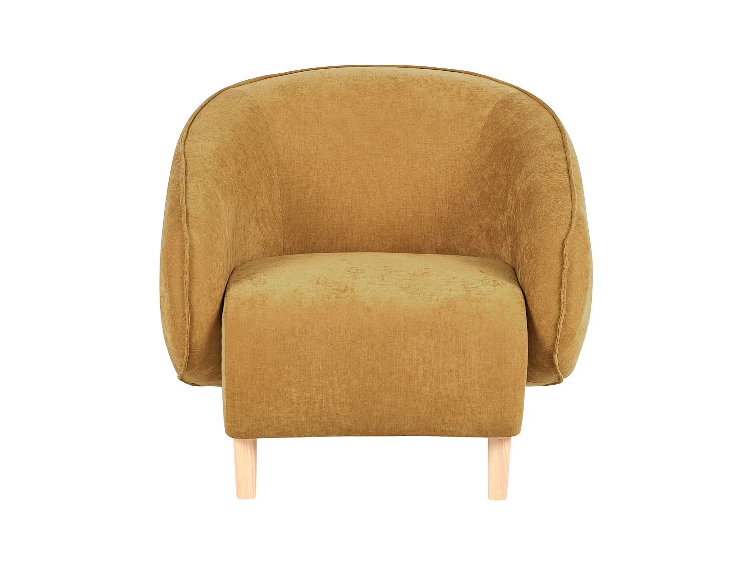 Fauteuil UMEA Tissu Moutarde