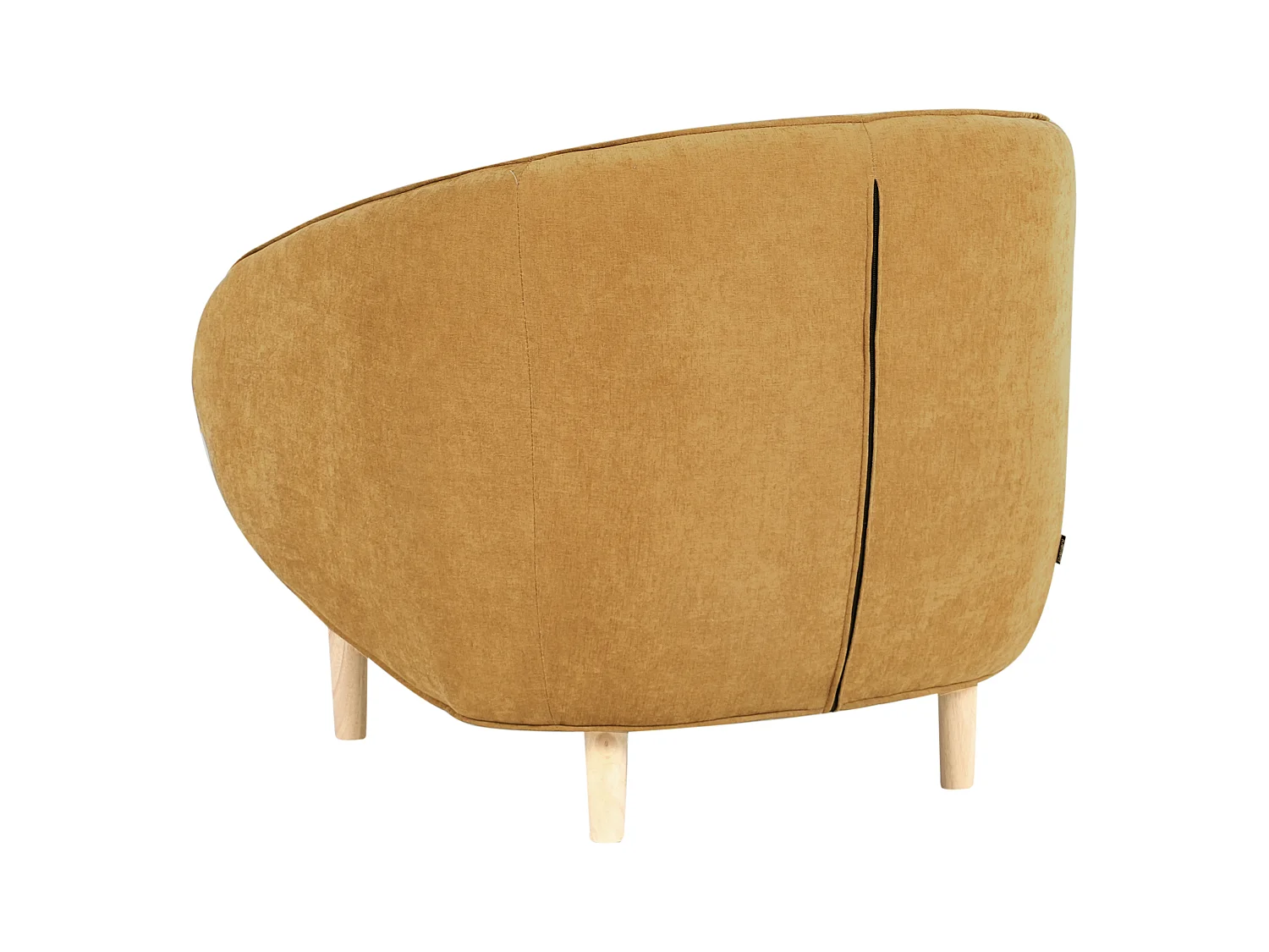 Fauteuil UMEA Tissu Moutarde