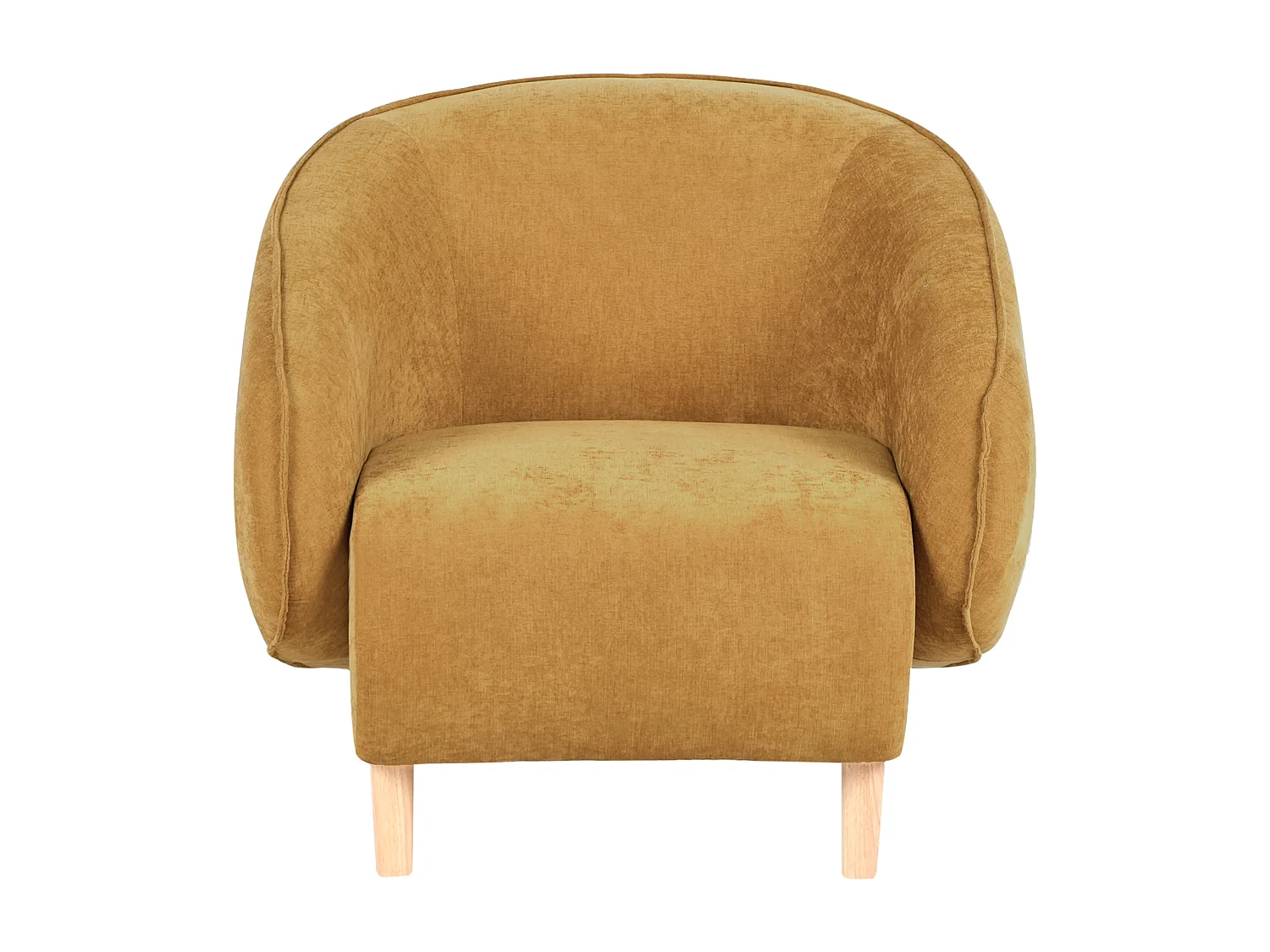 Fauteuil UMEA Tissu Moutarde