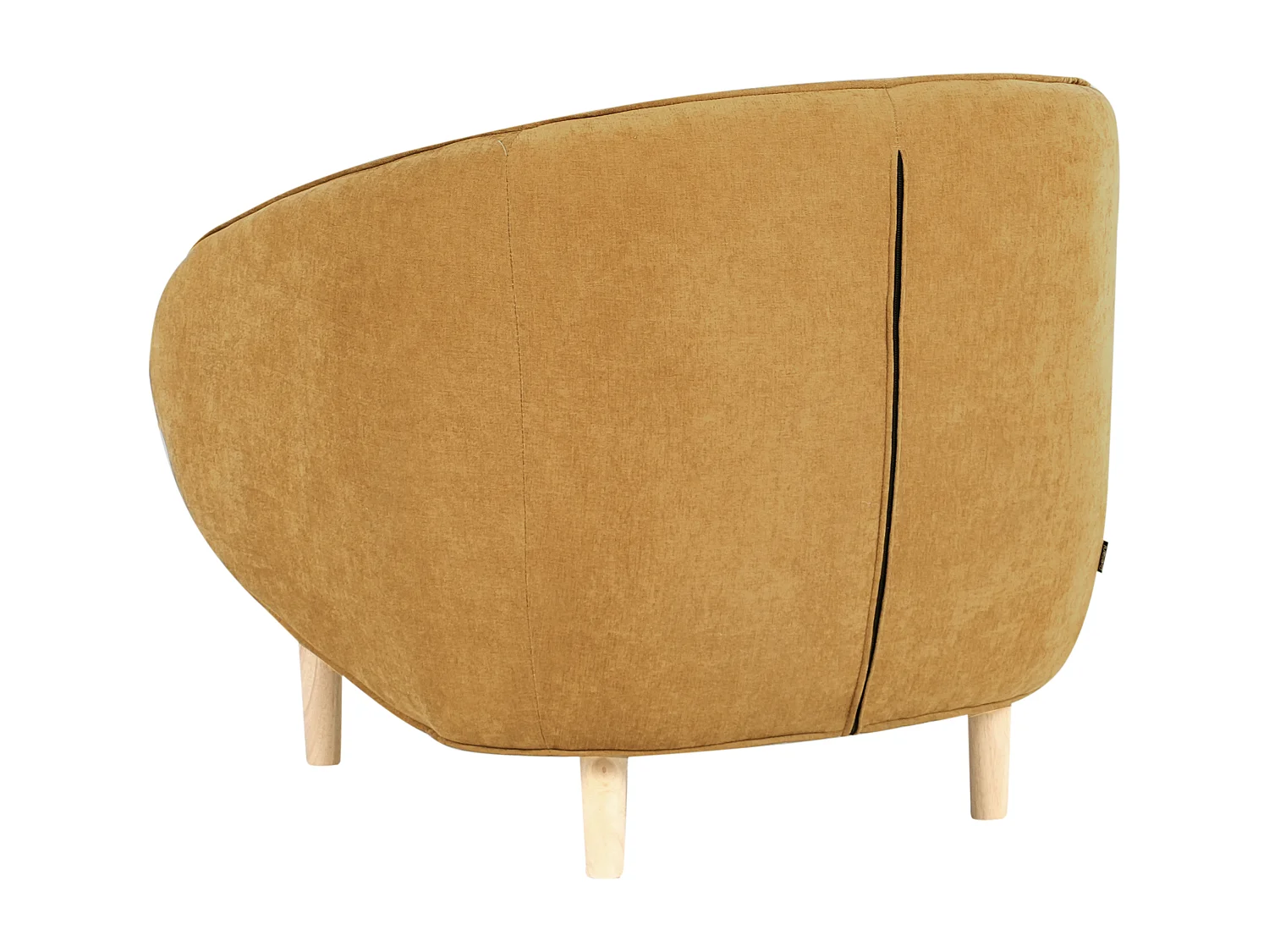 Fauteuil UMEA Tissu Moutarde