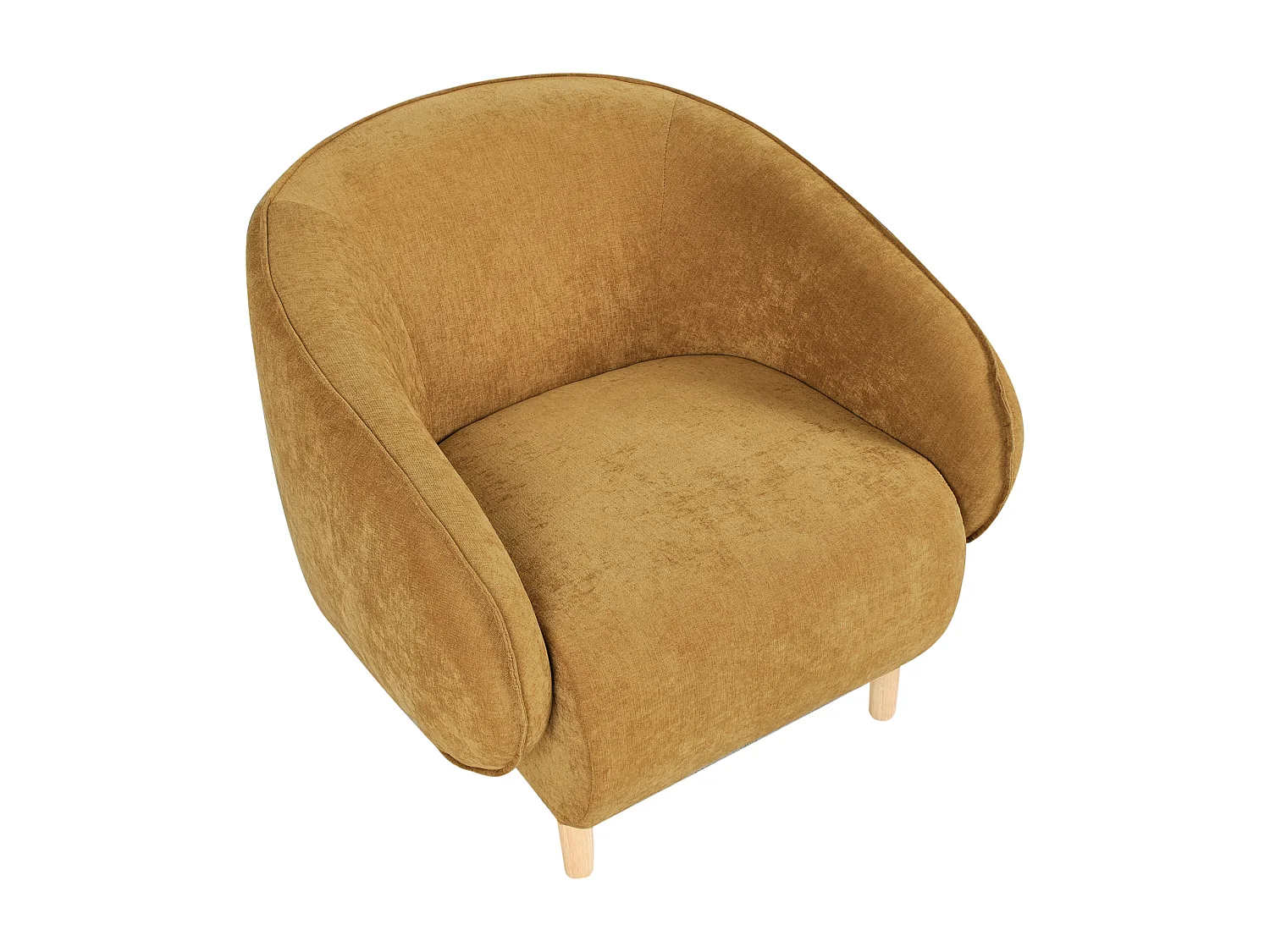 Fauteuil UMEA Tissu Moutarde
