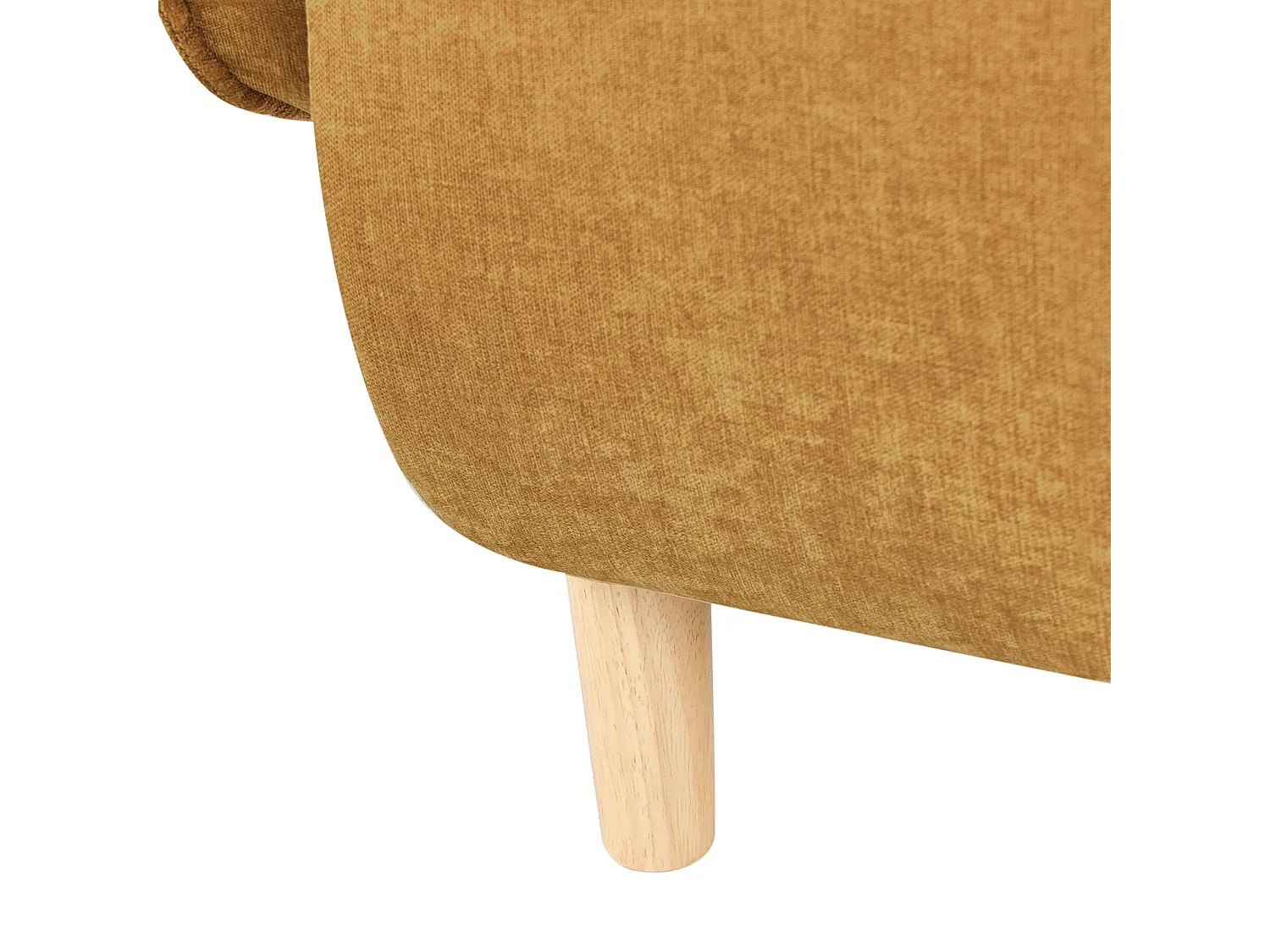 Fauteuil UMEA Tissu Moutarde