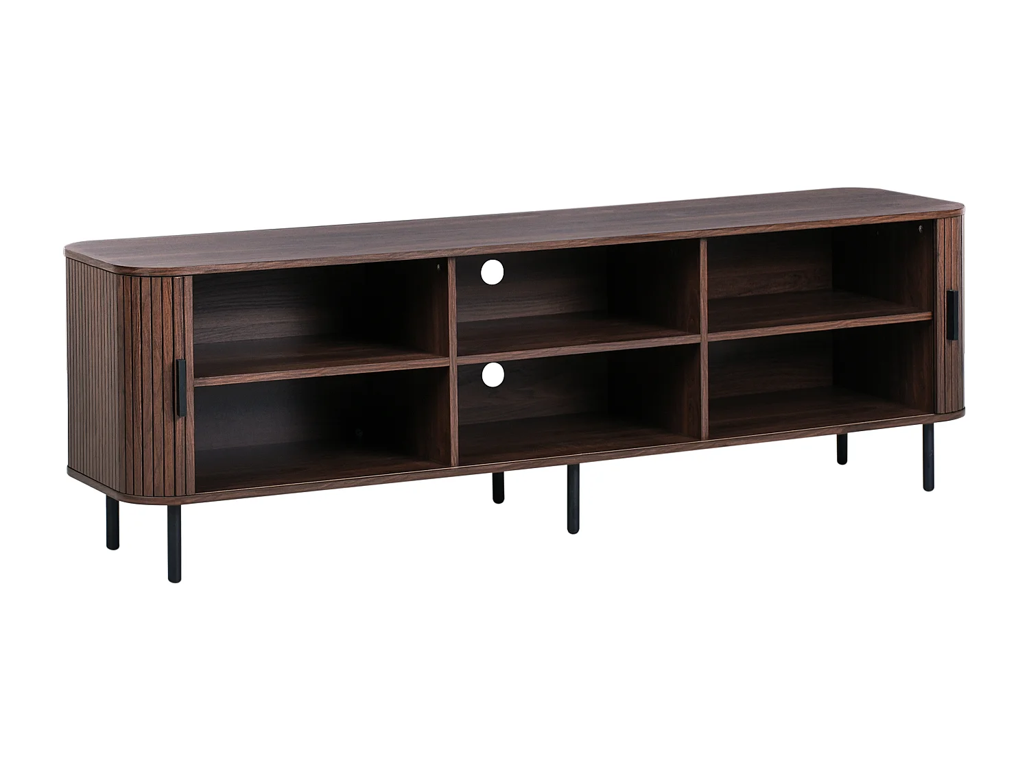 Meuble TV BRADLEY Marron foncé