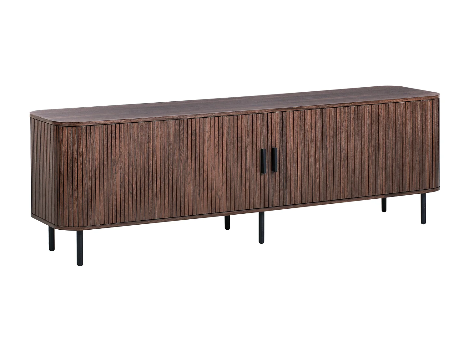 Meuble TV BRADLEY Marron foncé