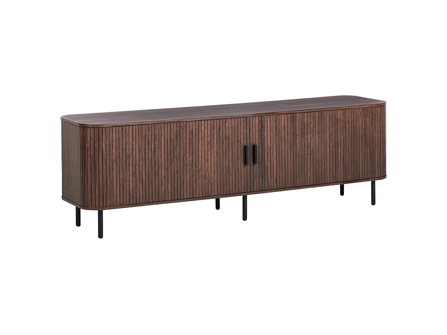 Meuble TV BRADLEY Marron foncé