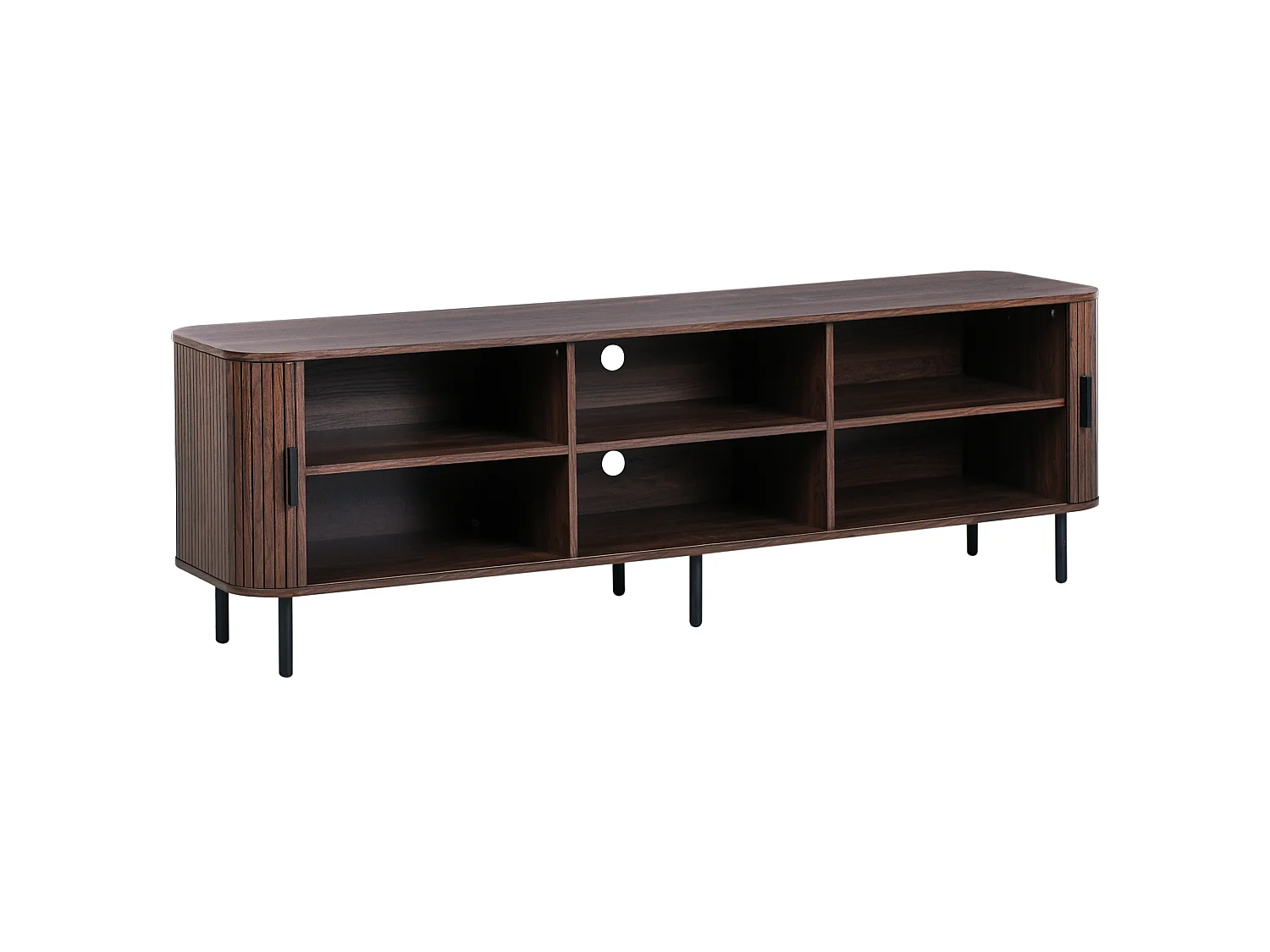 Meuble TV BRADLEY Marron foncé
