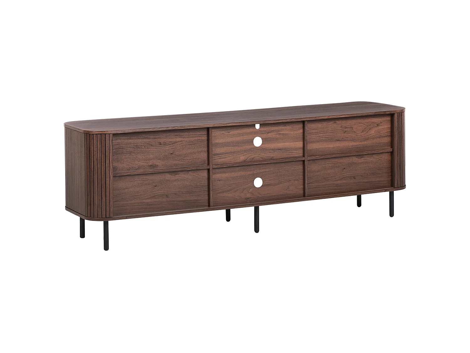 Meuble TV BRADLEY Marron foncé