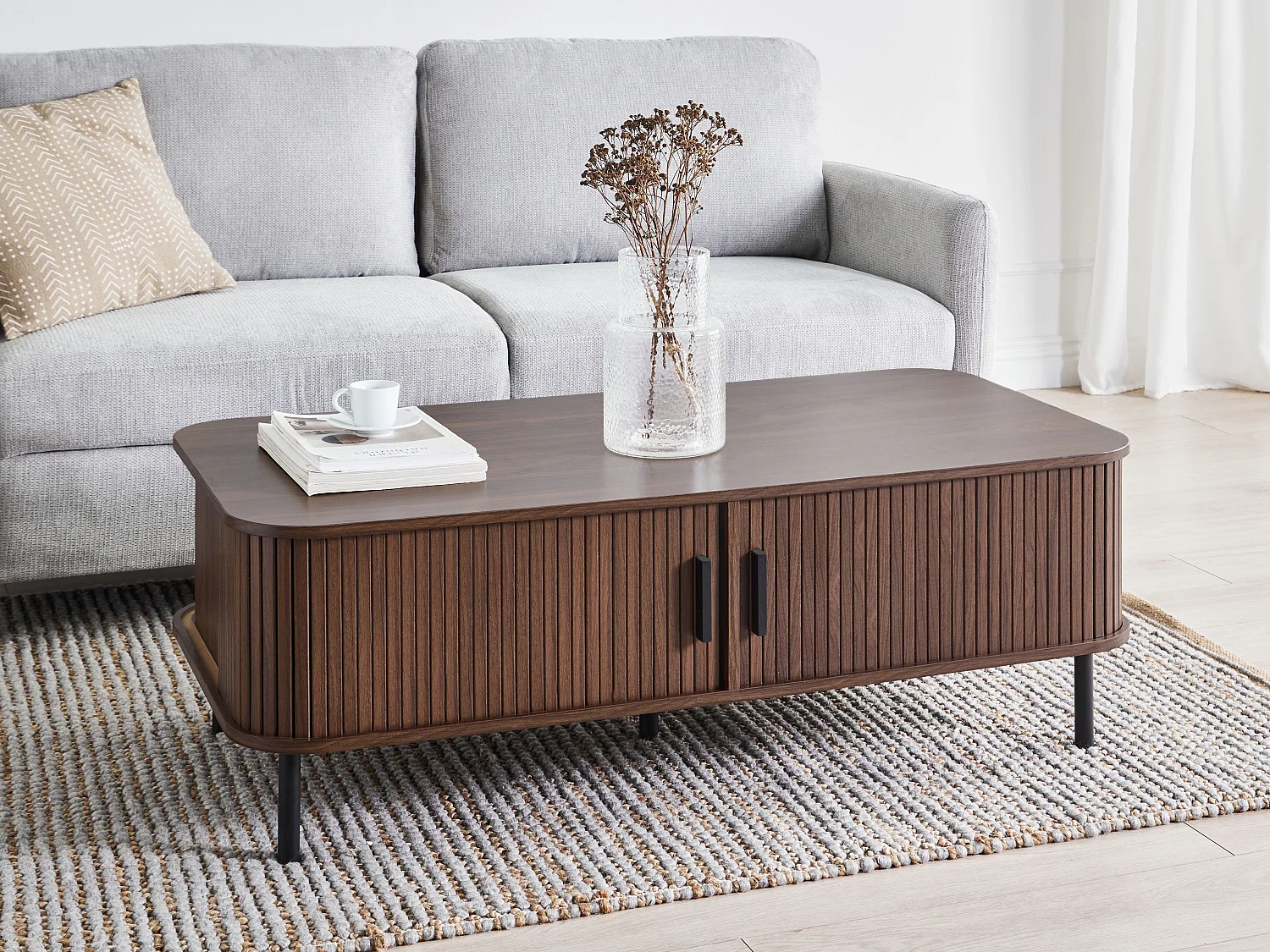 Table basse BRADLEY Marron foncé