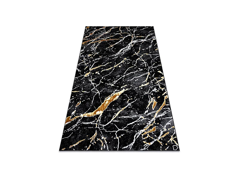 Teppich ALLURE 1963 Marmor - Strukturell, stilvoll, glamourös schwarz 160x220 cm