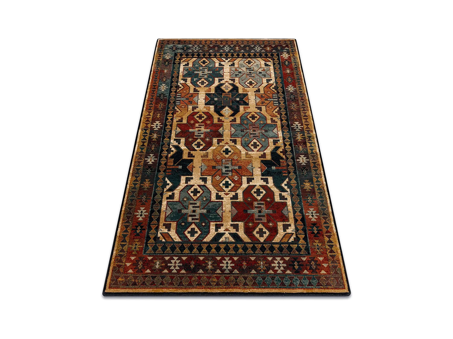 Tapis en laine OMEGA ROHAN rubis clair 100x150 cm