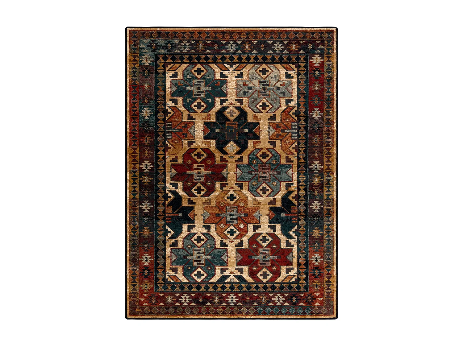 Tapis en laine OMEGA ROHAN rubis clair 100x150 cm