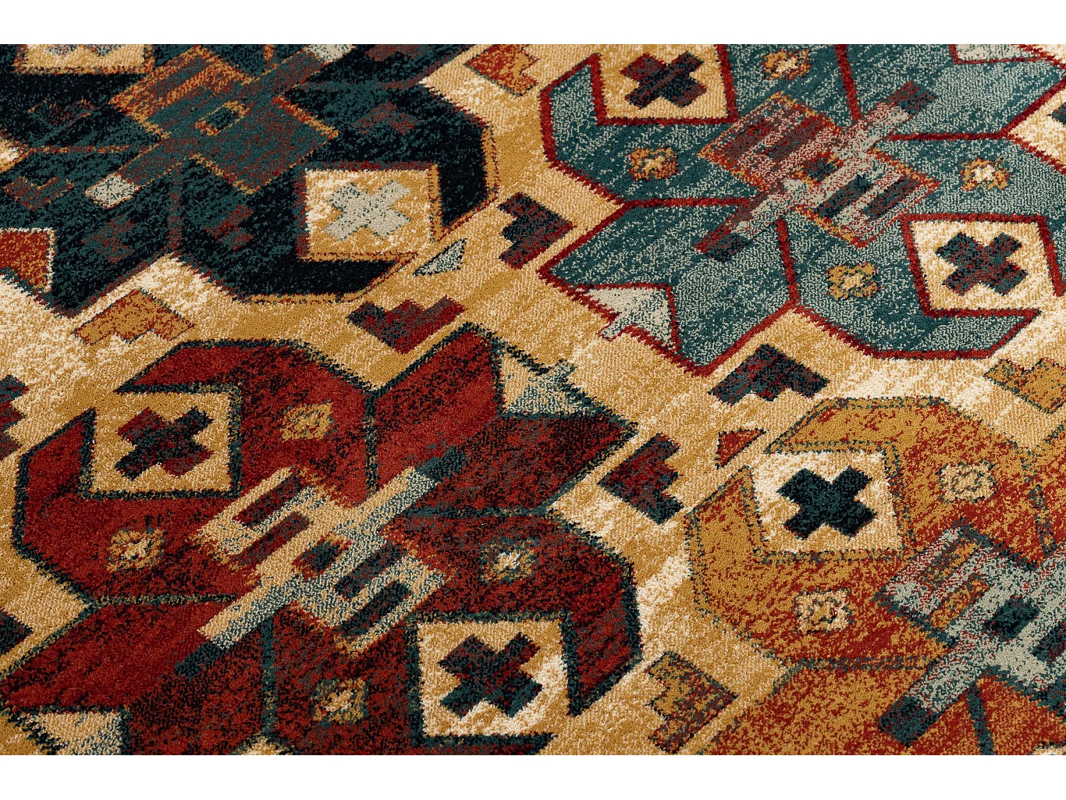 Tapis en laine OMEGA ROHAN rubis clair 100x150 cm