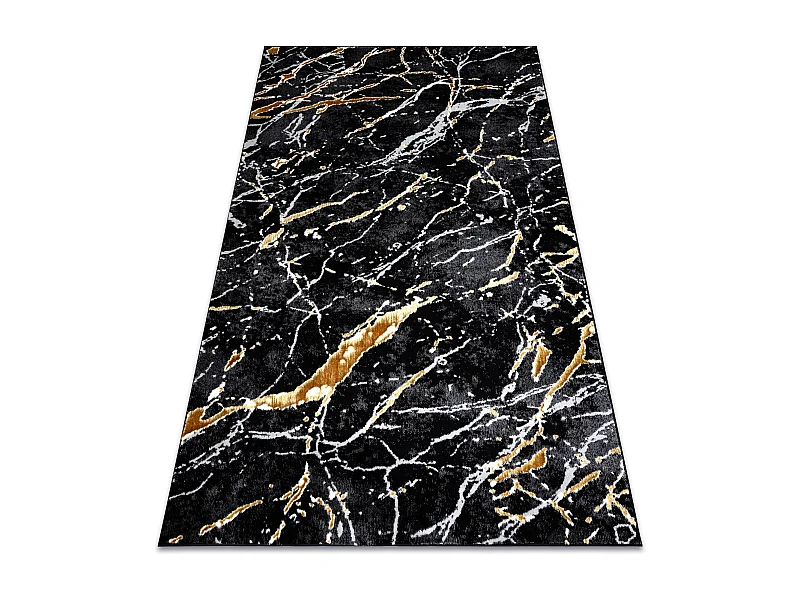 Teppich ALLURE 1963 Marmor - Strukturell, stilvoll, glamourös schwarz 200x290 cm