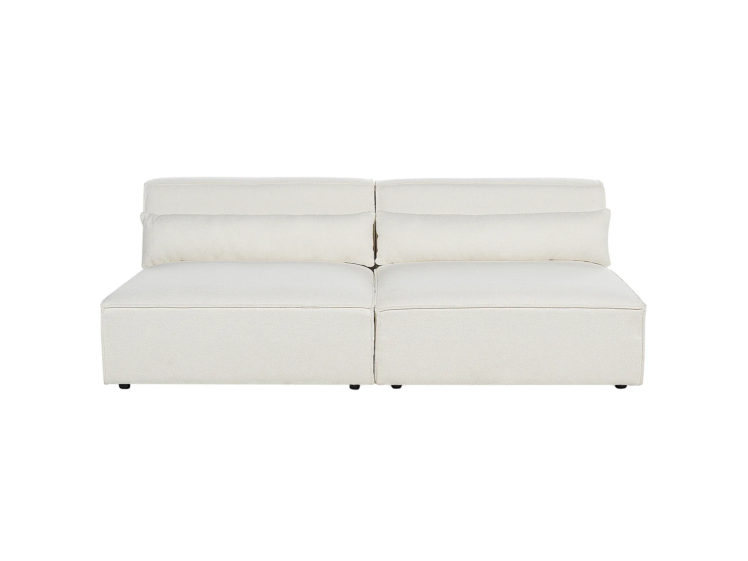 Modulaire bank HELLNAR Bouclé Gebroken wit 2-zitter
