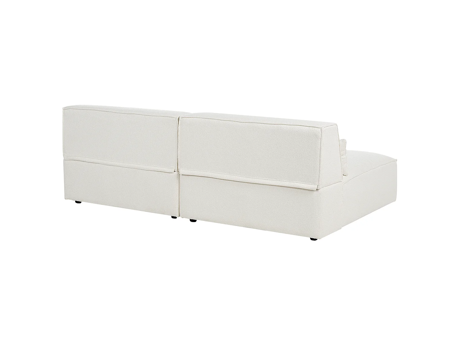 Modulaire bank HELLNAR Bouclé Gebroken wit 2-zitter