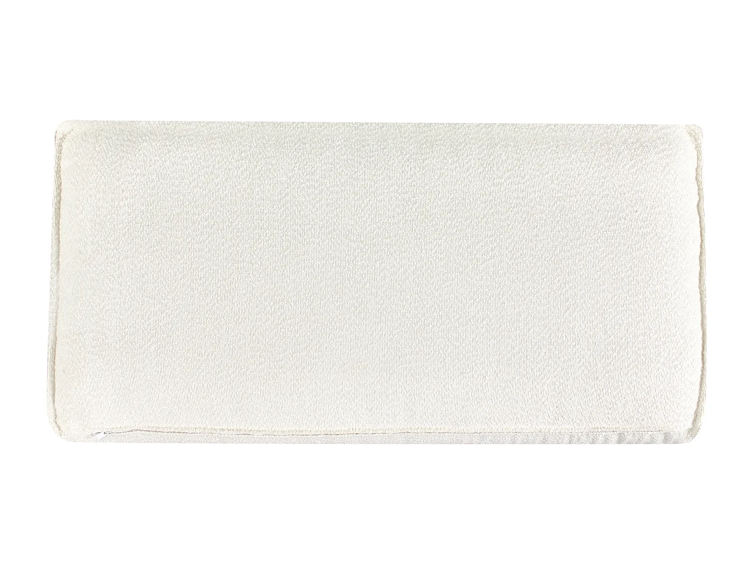 Canapé d'angle RENDERS Bouclé Blanc cassé Côté gauche