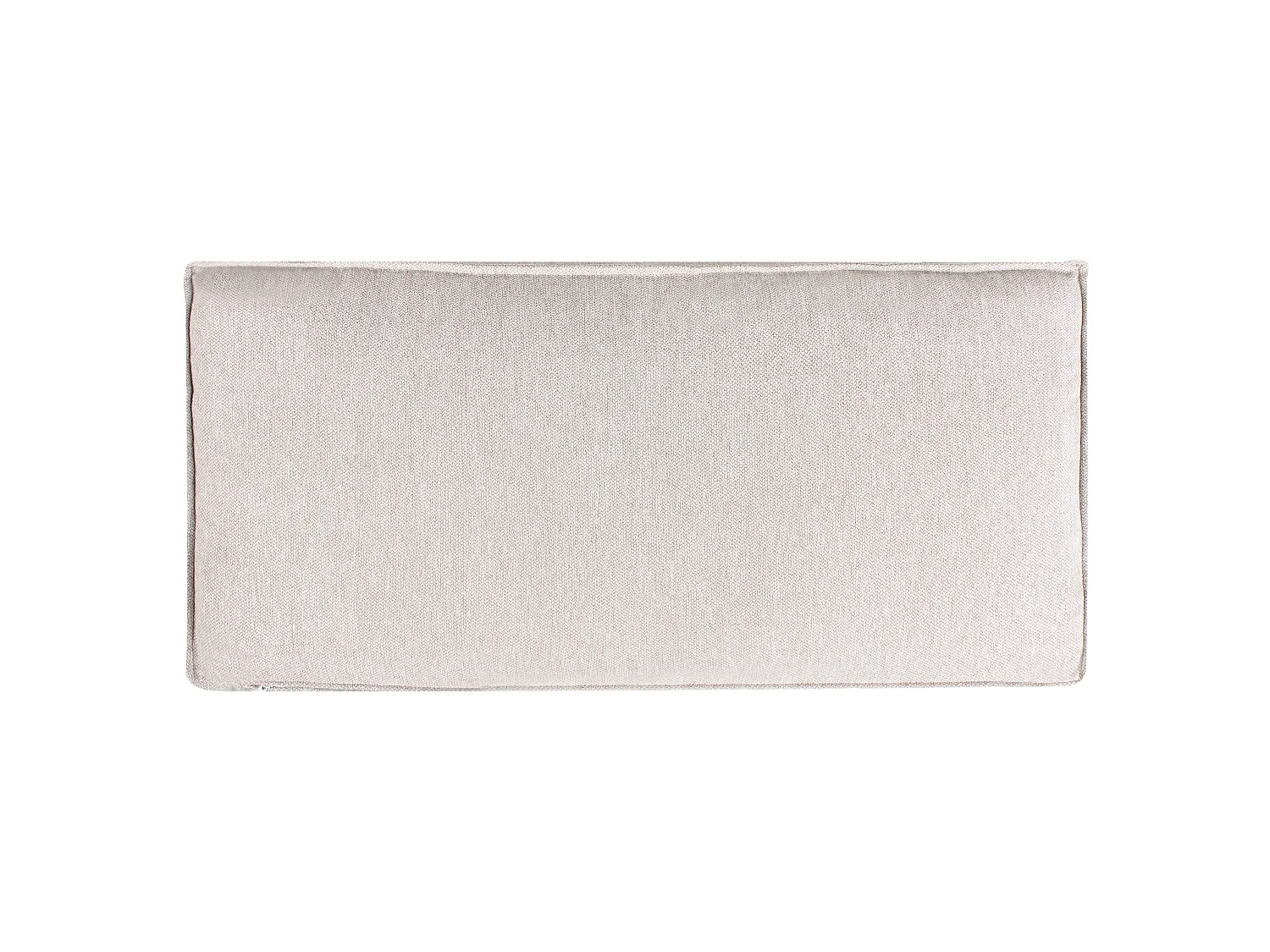 Canapé d'angle 2 places en coton beige