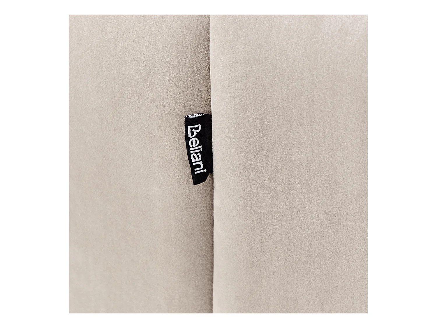 Bank MALUNG Fluweel Beige 3-zitter