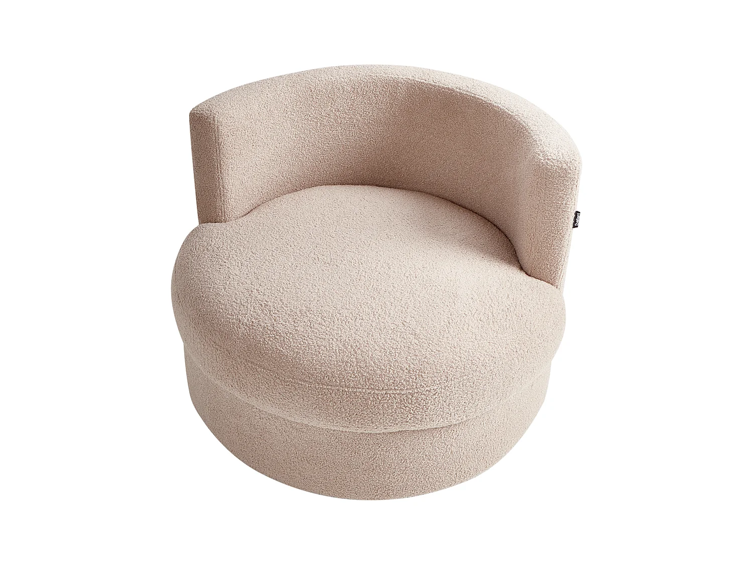 Poltrona DALBY Bouclé Creme