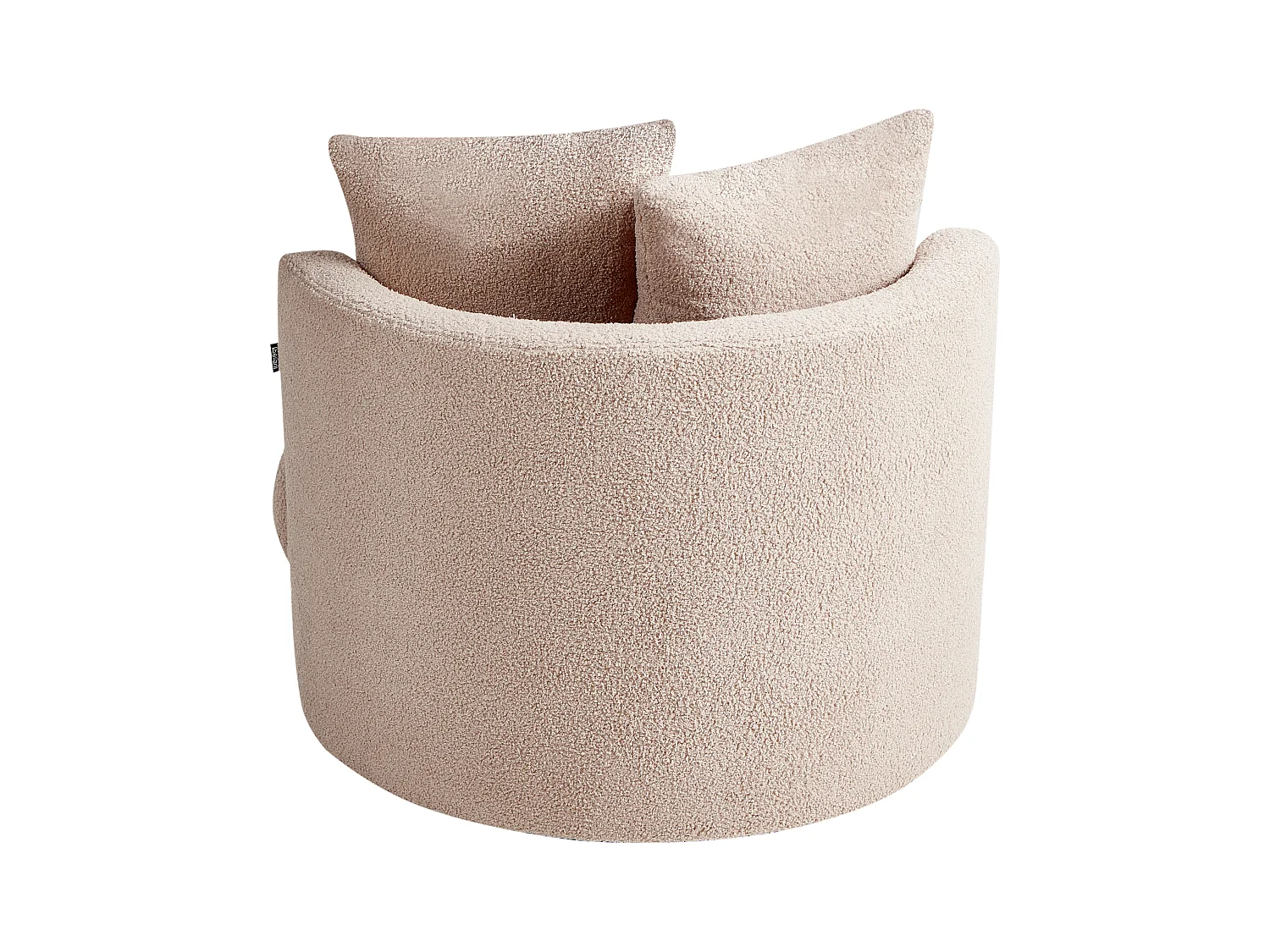 Poltrona DALBY Bouclé Creme