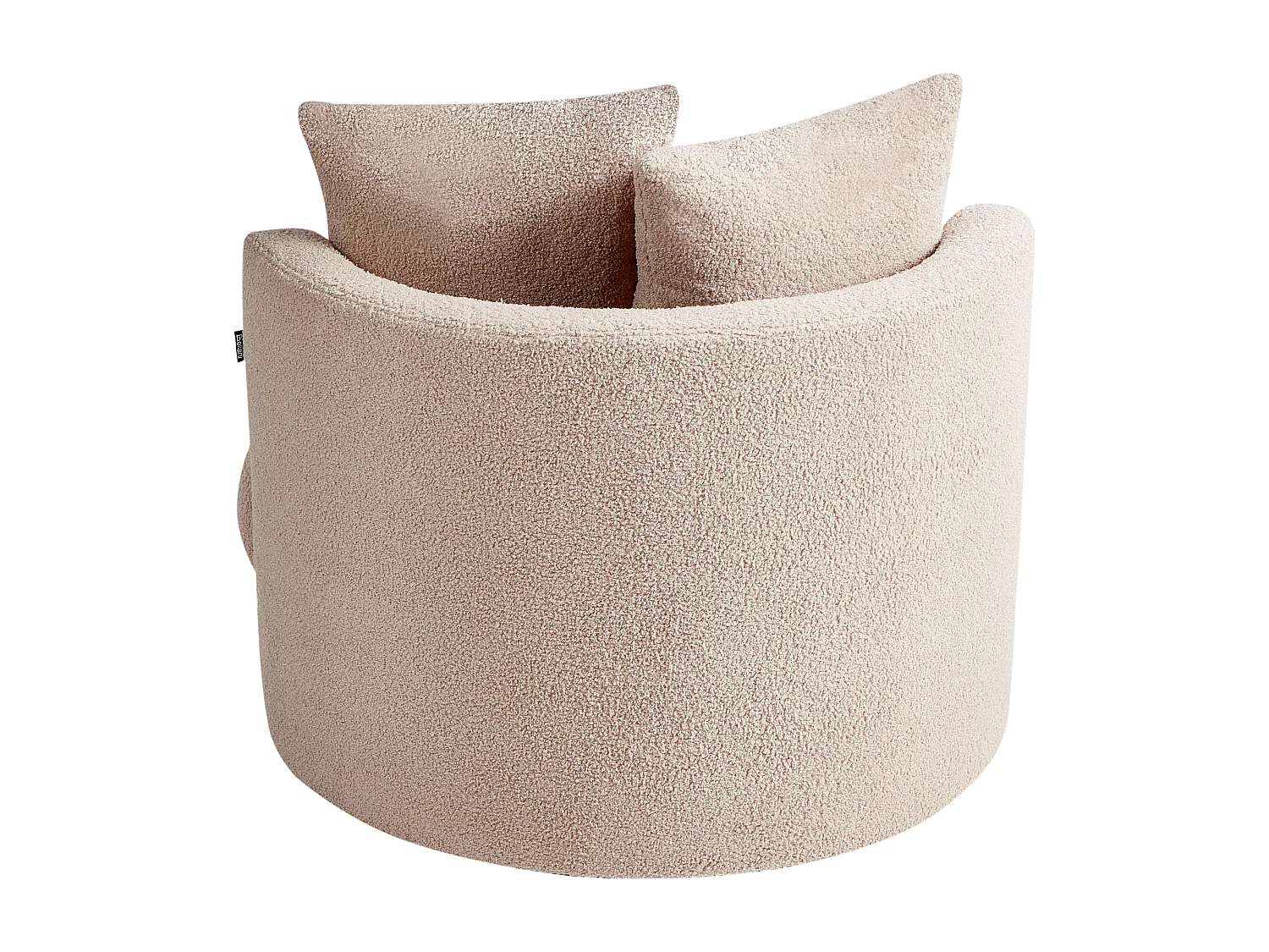Fauteuil DALBY Bouclé Beige