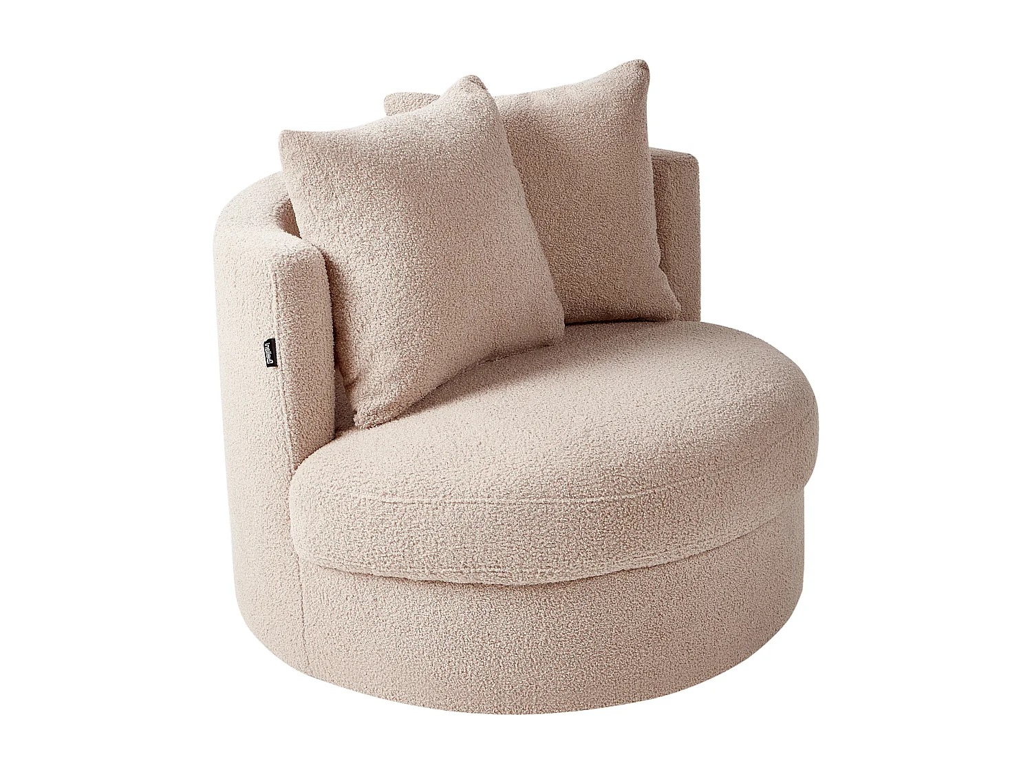 Poltrona DALBY Bouclé Beige