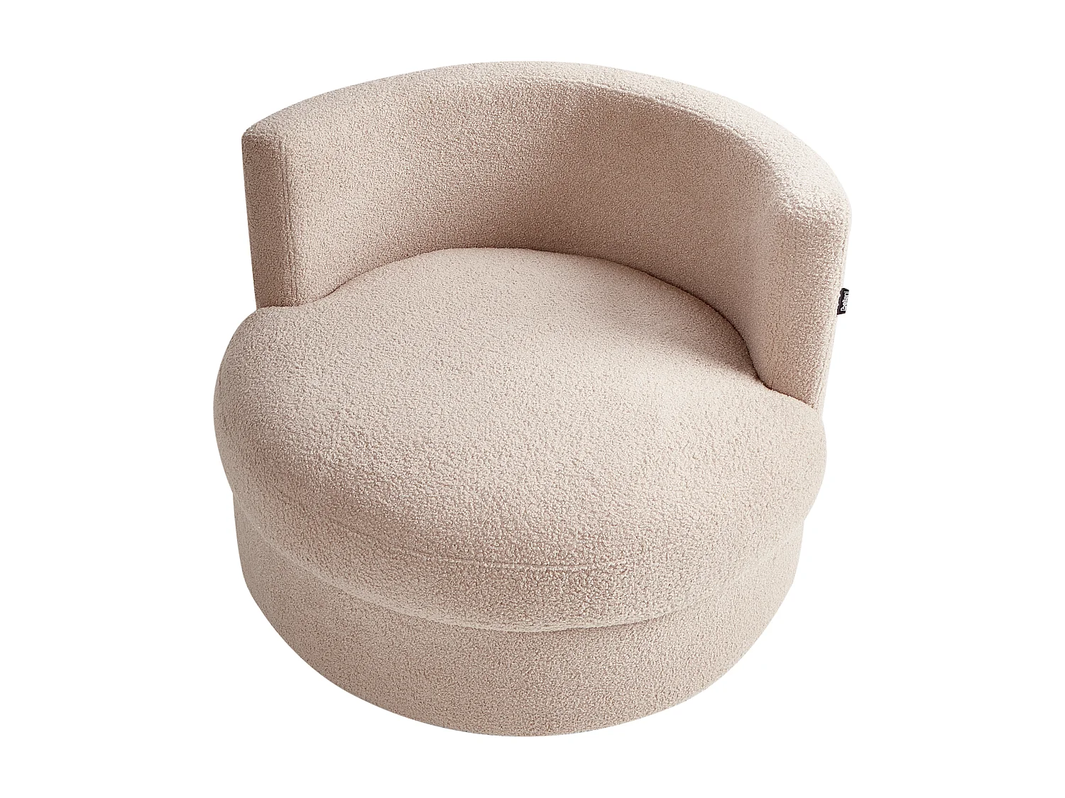 Poltrona DALBY Bouclé Beige