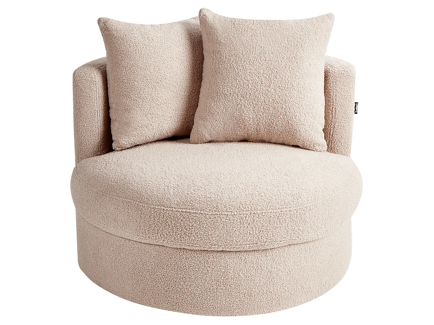 Fauteuil DALBY Bouclé Beige